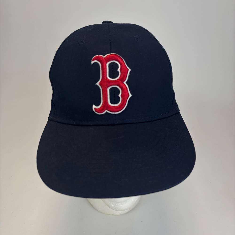 OC Sports Boston Red Sox Hat Mens OSFM Navy Blue Adjustable MLB‎ Baseball Cap